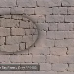 Aver Pirke Taş Panel • Grey